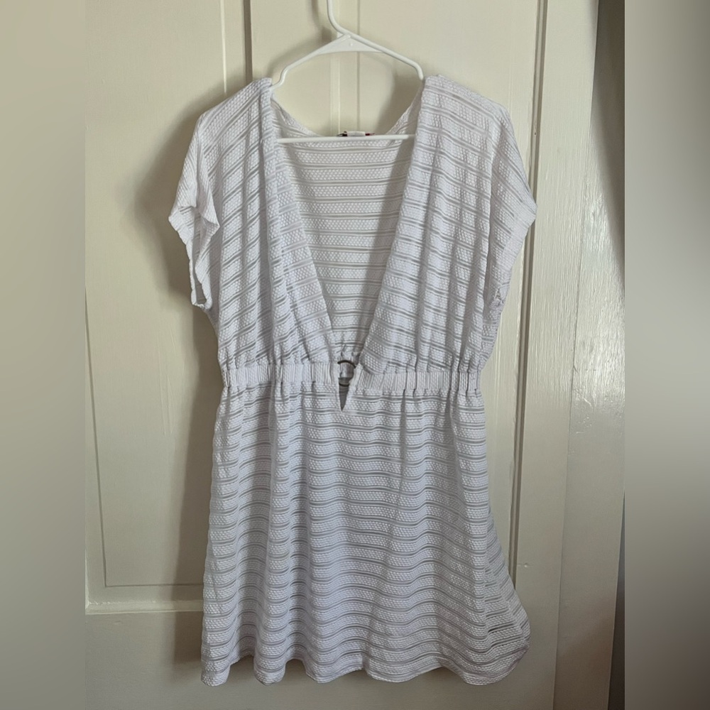 White 1x pacific beach cover up